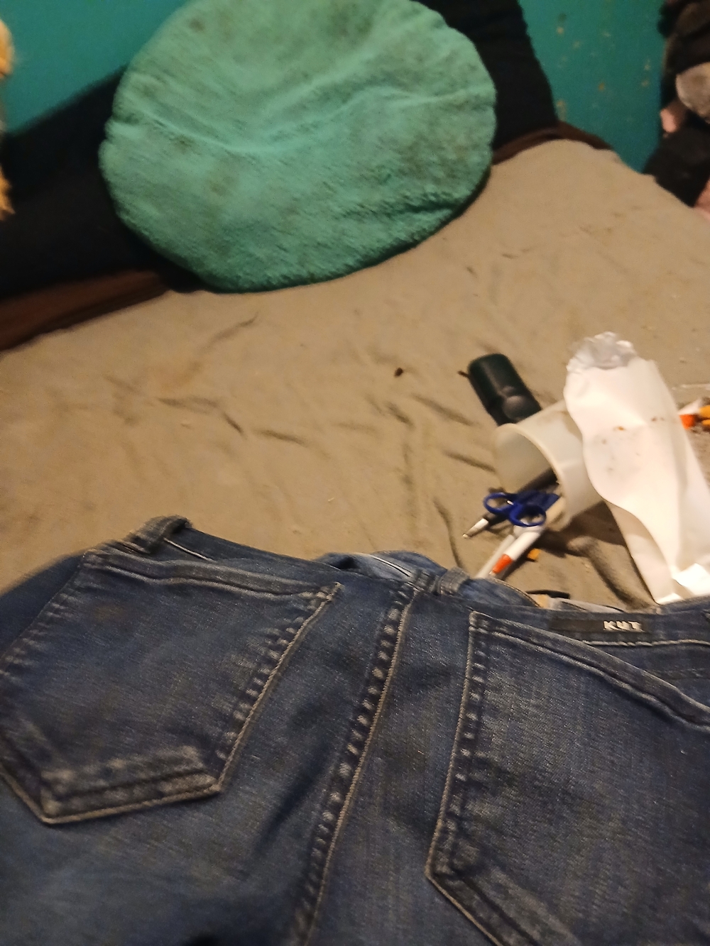 American Eagle Outfitters Dark Blue Flare Jeans